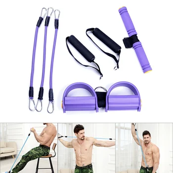 Resistance Bands with Footrest and Handle Set for Weight Loss Fitness Random Color &T8
Resistance Bands with Footrest and Handle Set for Weight Loss Fitness Random Color &T8
