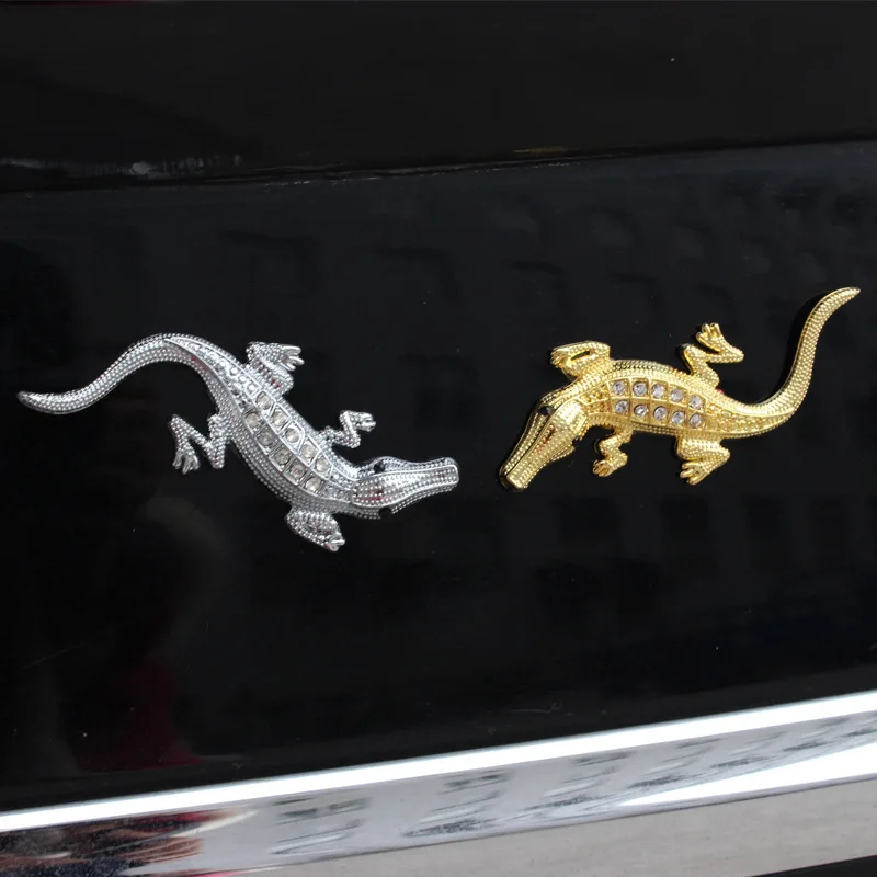 Crocodile Stickers Metal Sticker 3D Car Stickers Creative Animal car Stickers Cover body scratches decoration
Crocodile Stickers Metal Sticker 3D Car Stickers Creative Animal car Stickers Cover body scratches decoration