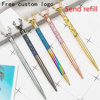 Laser custom Nordic style reindeer ballpoint pen signature pen creative advertising gift pen metal pen engraved name
Laser custom Nordic style reindeer ballpoint pen signature pen creative advertising gift pen metal pen engraved name