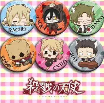 6pcs/1lot Anime Angels of Death Rachel Zack Danny Eddie Cathy Gray Figure 4885 Badges Round Brooch Pin Gifts Kids Toy
6pcs/1lot Anime Angels of Death Rachel Zack Danny Eddie Cathy Gray Figure 4885 Badges Round Brooch Pin Gifts Kids Toy