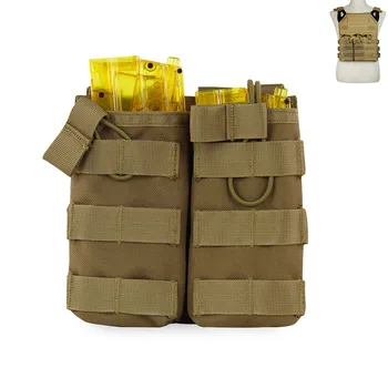 Tactical MOLLE Double Open Top Mag Pouch M4/M16 Magazine Pouch Airsoft Military Paintball Gear Shotgun Vest Accessory Pack Case
Tactical MOLLE Double Open Top Mag Pouch M4/M16 Magazine Pouch Airsoft Military Paintball Gear Shotgun Vest Accessory Pack Case