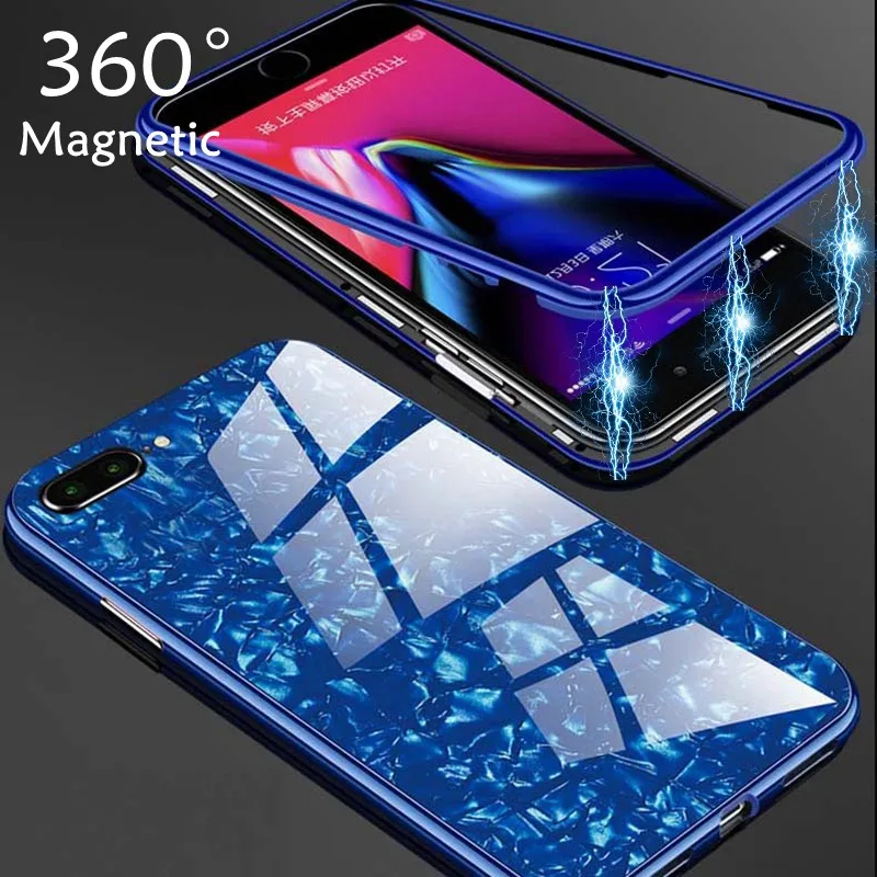 Magnetic Adsorption Glass Case For iPhone XR XS Max 8 7 Cover 360 Full Conch Shell Glass Flip Cover For iPhone 8 7 Plus Case
Magnetic Adsorption Glass Case For iPhone XR XS Max 8 7 Cover 360 Full Conch Shell Glass Flip Cover For iPhone 8 7 Plus Case