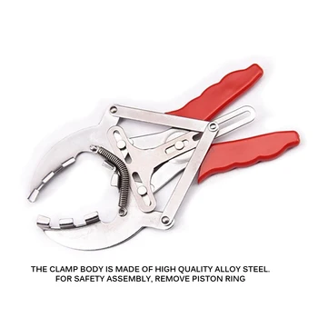 Alloy Steel Clamp Piston Ring Pliers Piston Ring Expander Piston Ring Disassembly Tool Auto Compressor Maintenance Tool
Alloy Steel Clamp Piston Ring Pliers Piston Ring Expander Piston Ring Disassembly Tool Auto Compressor Maintenance Tool