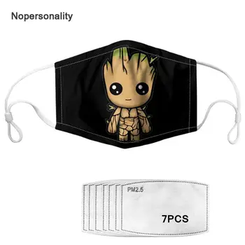 Nopersonality Unisex Cartoon Groot Print Face Mask Mascaras Cute Reusable Washable Dust-proof Mouth Masks with 7 Filters PM2.5
Nopersonality Unisex Cartoon Groot Print Face Mask Mascaras Cute Reusable Washable Dust-proof Mouth Masks with 7 Filters PM2.5
