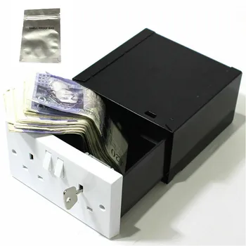 Imitation Double Plug Socket Wall Safe Security Secret Hidden Stash Box Covert Diversion Safe with a food grade smell proof bag
Imitation Double Plug Socket Wall Safe Security Secret Hidden Stash Box Covert Diversion Safe with a food grade smell proof bag