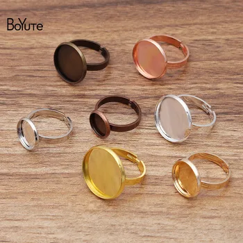 BoYuTe (20 Pieces/Lot) Fit 10MM 12MM 14MM 16MM 18MM 20MM Cabochon Blank Ring Base Adjustable Diy Jewelry Findings Components
BoYuTe (20 Pieces/Lot) Fit 10MM 12MM 14MM 16MM 18MM 20MM Cabochon Blank Ring Base Adjustable Diy Jewelry Findings Components