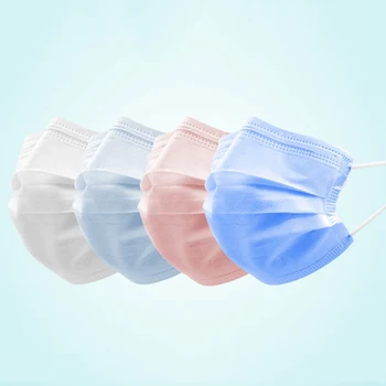 50Pcs Anti Droplet Disposable Face Mouth Masks Nonwoven 3-layer Mask Safety Anti-Dust Earloop Protective Masks for Adult
50Pcs Anti Droplet Disposable Face Mouth Masks Nonwoven 3-layer Mask Safety Anti-Dust Earloop Protective Masks for Adult