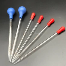 Glass Graduated Pipette Dropper Vol. 0.5ml/1ml/2ml/3ml/5ml/10mlTransfer Pipette with Rubber Head
Glass Graduated Pipette Dropper Vol. 0.5ml/1ml/2ml/3ml/5ml/10mlTransfer Pipette with Rubber Head