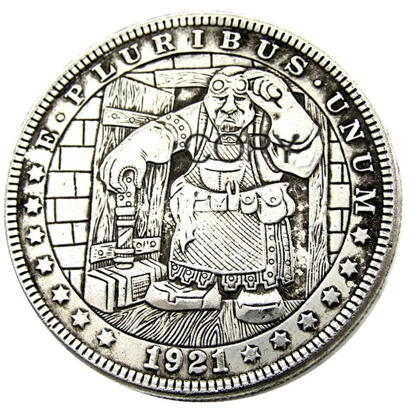 US Hobo 1921 Morgan Dollar Silver Plated Copy Coins
US Hobo 1921 Morgan Dollar Silver Plated Copy Coins