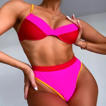 2020 venus vacation New contrast stitched Bikini Swimsuit sexy women swimwear push up bathing suit popular beachwear 
2020 venus vacation New contrast stitched Bikini Swimsuit sexy women swimwear push up bathing suit popular beachwear