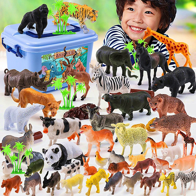 58pcs/set Animal World Zoo Model Figure Action Toy Set Cartoon Simulation Animal Lovely Plastics Collection
58pcs/set Animal World Zoo Model Figure Action Toy Set Cartoon Simulation Animal Lovely Plastics Collection