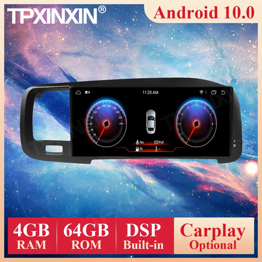 CarPlay Android PX6 For Volvo S60/V60 2011 2012 - 2017 Car Radio Multimedia Tape Recorder Video Audio DVD Player Navigation GPS |