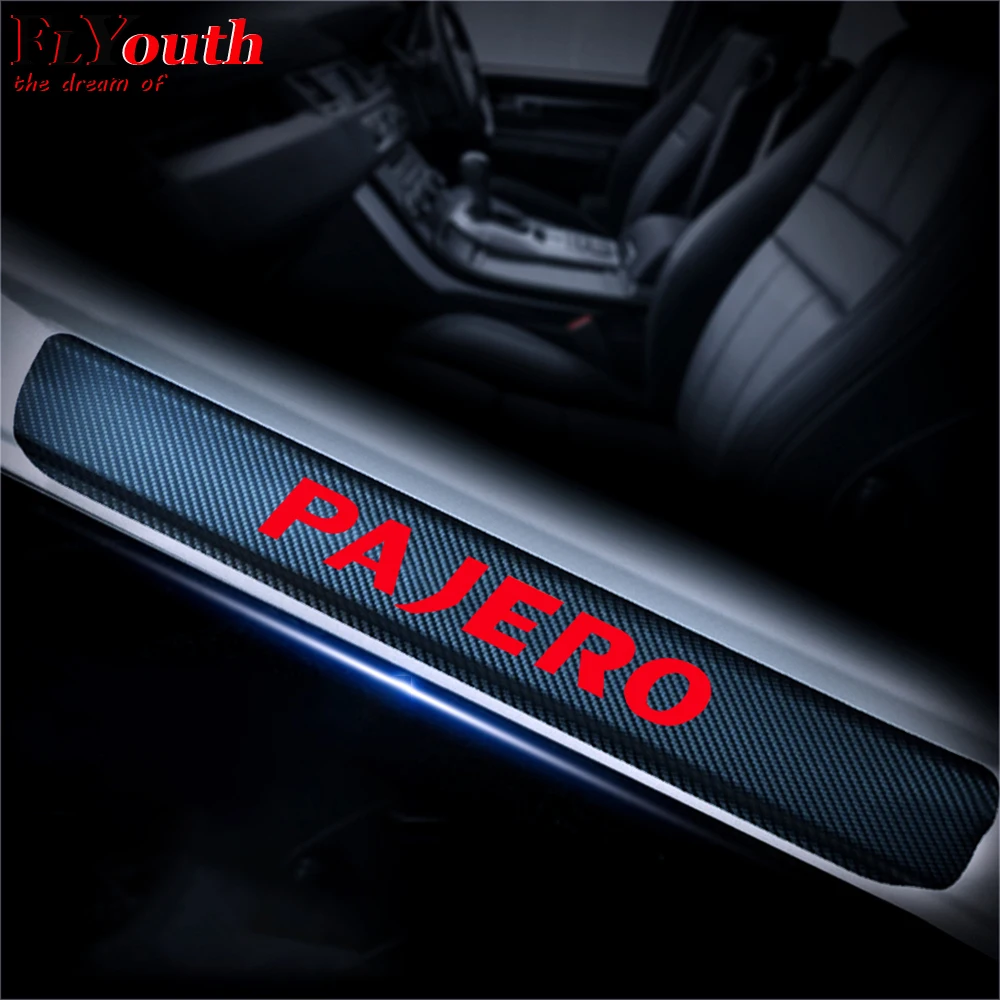 Автомобильный Стайлинг для Mitsubishi PAJERO Виниловая наклейка из углеродного волокна