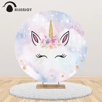 Allenjoy Unicorn Photography Round Backdrop Dream Party Star Pastel Sky Flower Birthday Baby Shower Background Table Cloth Decor
Allenjoy Unicorn Photography Round Backdrop Dream Party Star Pastel Sky Flower Birthday Baby Shower Background Table Cloth Decor