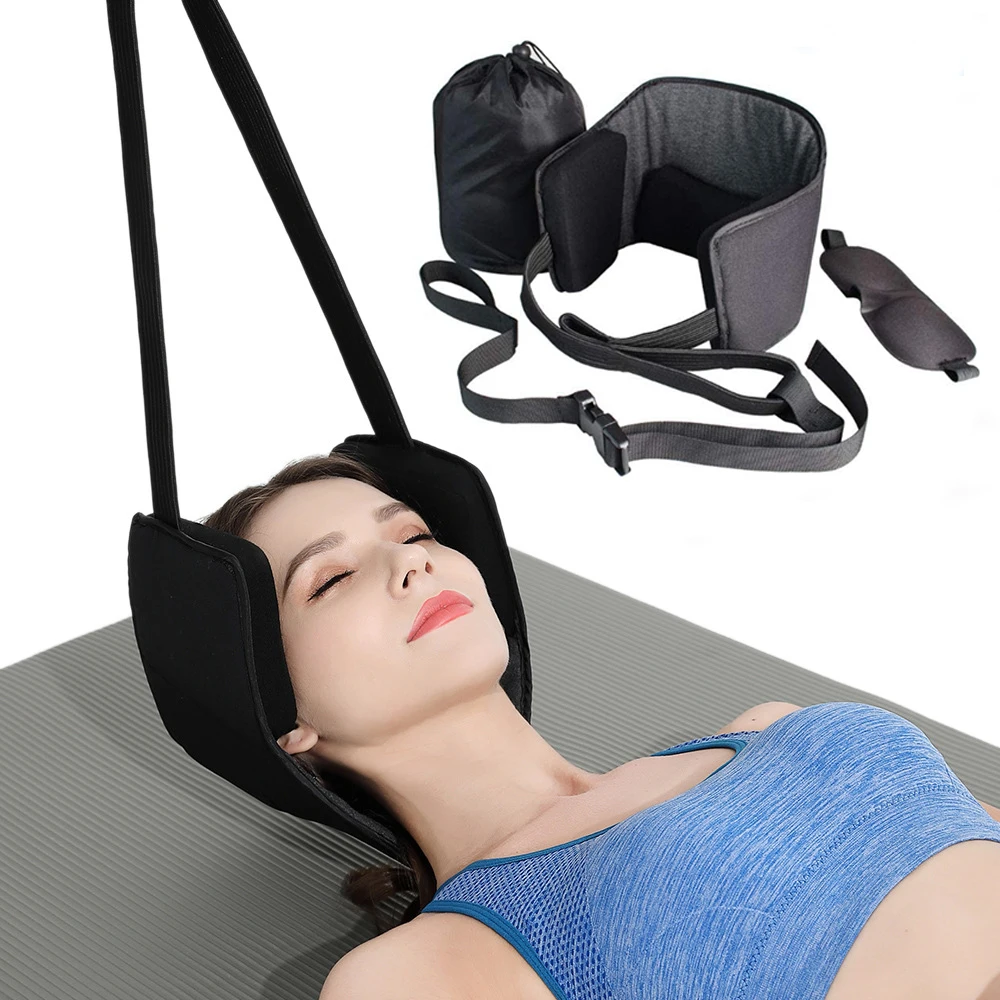 Cervical traction hammock to relieve fatigue and pain stretching soothing device head stretching device elastic safety rop Blind
Cervical traction hammock to relieve fatigue and pain stretching soothing device head stretching device elastic safety rop Blind