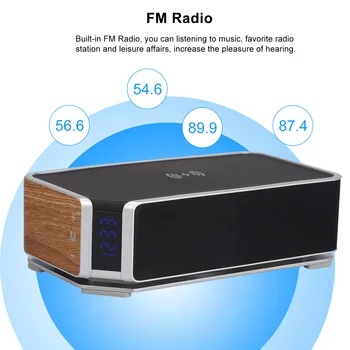 Multifunctional Portable FM Radio /Power Bank /Alarm Clock Wireless Charging Bluetooth Subwoofer Mic TF HiFi LED Stereo Speaker
Multifunctional Portable FM Radio /Power Bank /Alarm Clock Wireless Charging Bluetooth Subwoofer Mic TF HiFi LED Stereo Speaker