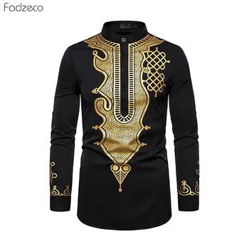 Fadzeco African Clothes For Men Dashiki 2019 New Men's Top Botton Stand Neck Full Sleeves Ethnic Print Casual African Men Shirt
Fadzeco African Clothes For Men Dashiki 2019 New Men's Top Botton Stand Neck Full Sleeves Ethnic Print Casual African Men Shirt