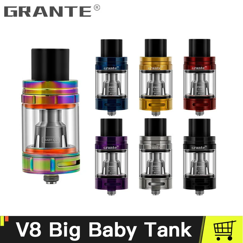 100% Original Grante V8 Big Baby Atomizer With 5ml Top Filling For V8 Big Baby Beast Tank Fit G-Priv Alien Vape Mod Ecigs
100% Original Grante V8 Big Baby Atomizer With 5ml Top Filling For V8 Big Baby Beast Tank Fit G-Priv Alien Vape Mod Ecigs