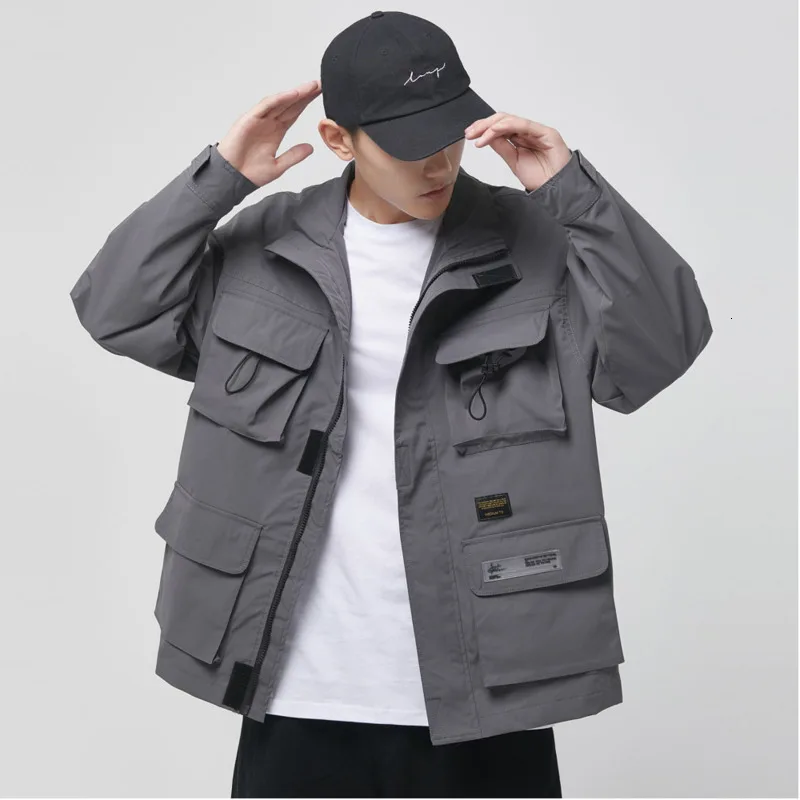 2019 Autumn And Winter Men's New Casual Solid Color Pocket Decorative Collar Jacket Men Loose Temperament Trend Cotton
2019 Autumn And Winter Men's New Casual Solid Color Pocket Decorative Collar Jacket Men Loose Temperament Trend Cotton
