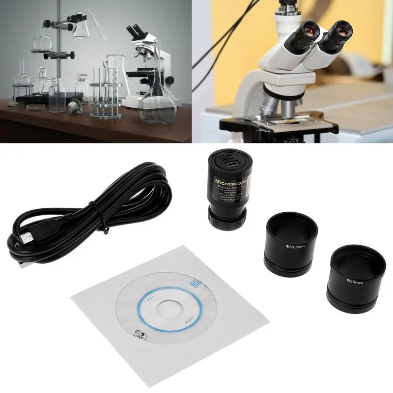 HD CMOS 2.0MP USB Electronic Eyepiece Microscope Camera Mounting Size 23.2mm with Ring Adapters 30mm 30.5mm
HD CMOS 2.0MP USB Electronic Eyepiece Microscope Camera Mounting Size 23.2mm with Ring Adapters 30mm 30.5mm