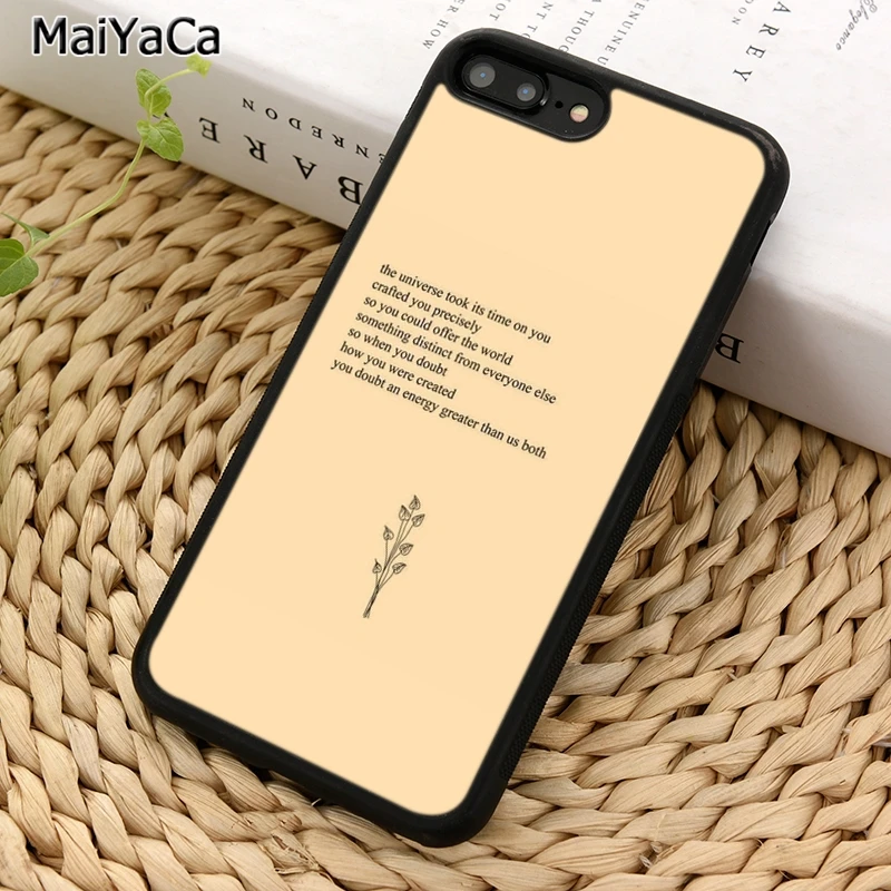 MaiYaCa эстетичный шикарный минималистичный чехол для телефона iPhone X XR XS 11 12 Pro MAX 5 6 6S 7