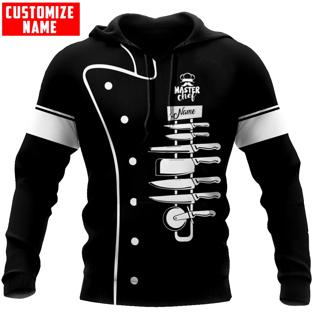 Custom Name Master Chef 3D All Over Printed Men Autumn Hoodie Unisex Hooded sweatshirt Streetwear Casual zipper hoodies DK366 
Custom Name Master Chef 3D All Over Printed Men Autumn Hoodie Unisex Hooded sweatshirt Streetwear Casual zipper hoodies DK366