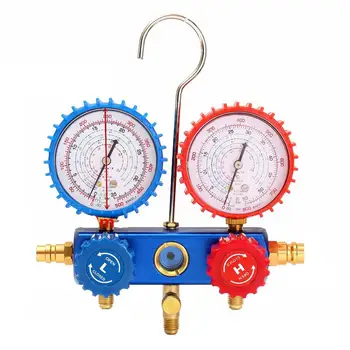 Auto Manifold Gauge Set A/C R134A Refrigerant Charging Hose with 2 Quick Coupler for R134A Air-conditioning Refrigeration
Auto Manifold Gauge Set A/C R134A Refrigerant Charging Hose with 2 Quick Coupler for R134A Air-conditioning Refrigeration