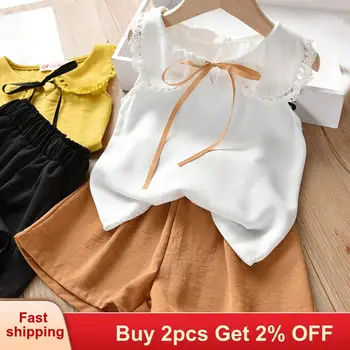 Girl Clothes Kid Clothes Suits summer girl Korean doll collar Toddler shirt and Short Pants 2Pcs Children Clothes Sets for girls
Girl Clothes Kid Clothes Suits summer girl Korean doll collar Toddler shirt and Short Pants 2Pcs Children Clothes Sets for girls