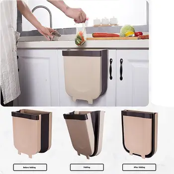 Kitchen Cabinet Door Hanging Trash Can Bathroom Toilet Folding Waste Bin Wall Mounted Trashcan for Bathroom Toilet Waste Storage
Kitchen Cabinet Door Hanging Trash Can Bathroom Toilet Folding Waste Bin Wall Mounted Trashcan for Bathroom Toilet Waste Storage