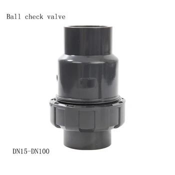 vertical pvc check valve pvc non return valve one way valve ball check valve vertical check valve flanged DN15-DN100