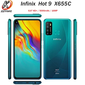 SouthEast Asia Version Infinix Hot 9 X655C 4G Mobile Phone Dual SIM 6.6" 4GB 128GB OctaCore 13MP 5000mAh Android10.0 Smartphone
SouthEast Asia Version Infinix Hot 9 X655C 4G Mobile Phone Dual SIM 6.6" 4GB 128GB OctaCore 13MP 5000mAh Android10.0 Smartphone