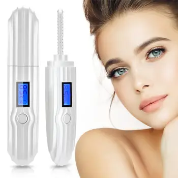 Electric Eyelash Curler Mini Heated Wave Shape Machine With LCD Display Portable Rechargeable Eyelash Brush 
Electric Eyelash Curler Mini Heated Wave Shape Machine With LCD Display Portable Rechargeable Eyelash Brush