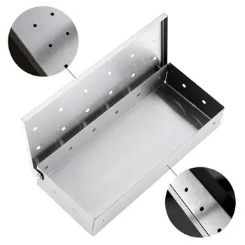 1 Set Of Stainless Steel Barbecue Grill Smoke Box Hinge Cover Cigarette Box Barbecue Tool Wooden Box Charcoal Box Barbecue Tool
1 Set Of Stainless Steel Barbecue Grill Smoke Box Hinge Cover Cigarette Box Barbecue Tool Wooden Box Charcoal Box Barbecue Tool