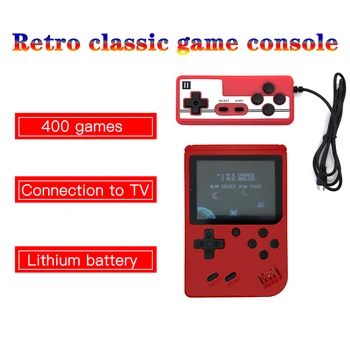 Handheld Game Console+Gamepad 2 Players Built-in 400 Games 1000mAh Battery Retro Video Doubles 3.0 Inch Color LCD Game Player
Handheld Game Console+Gamepad 2 Players Built-in 400 Games 1000mAh Battery Retro Video Doubles 3.0 Inch Color LCD Game Player