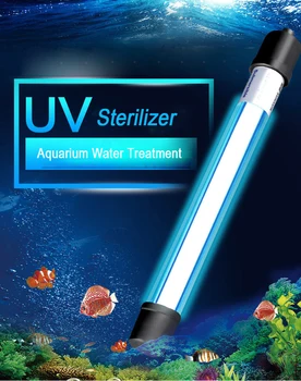 

Aquarium UVC Lamp Lights Sterilizer UV Lamp Aquarium Lighting Fish Tank Bactericide UV Disinfection Water Treatment Purifier