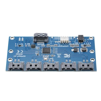 SATA Hard Disk Adapter Card 1 to 5 SATA Multiplier Riser Card Splitter JMB321 Chip
SATA Hard Disk Adapter Card 1 to 5 SATA Multiplier Riser Card Splitter JMB321 Chip