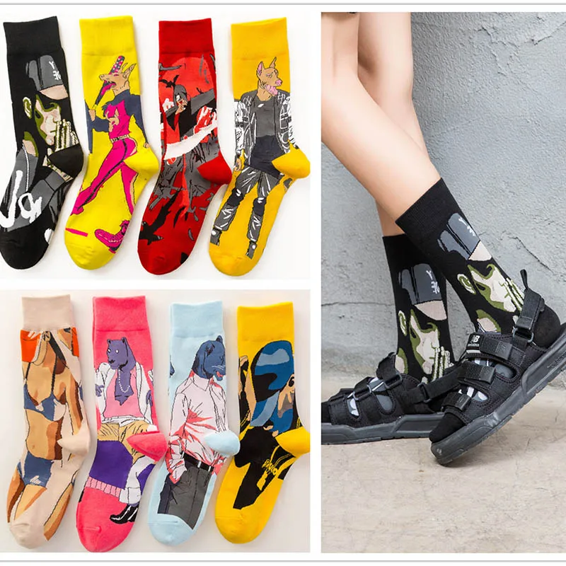 Personality funny Anime socks Fashion Cartoon happy Men women Sock novelty high quality Fashion street cotton crew skarpety 
Personality funny Anime socks Fashion Cartoon happy Men women Sock novelty high quality Fashion street cotton crew skarpety