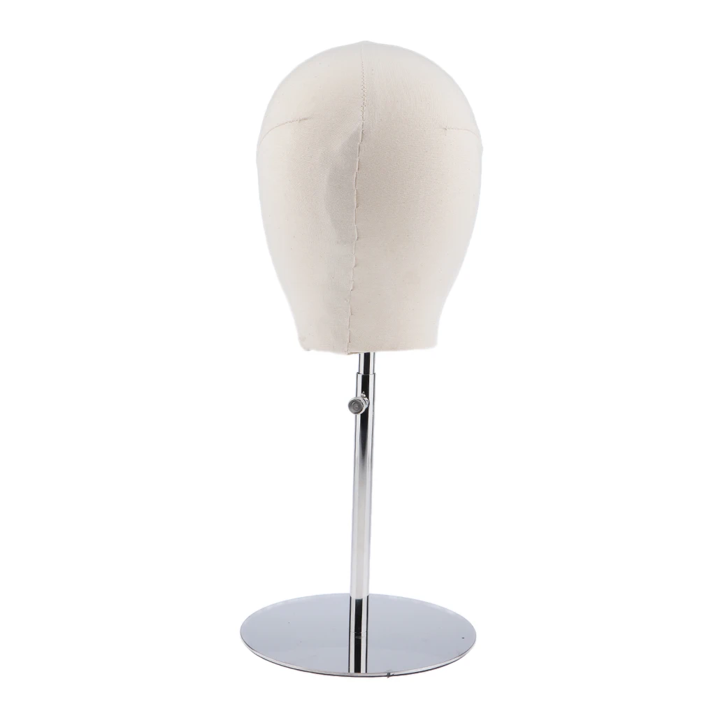 Mannequin Head Wig Hat Display Model Adjustable Metal Stand for Retail Shop Linen Cover Mannequin Head Hat Wig Stand Holder Mannequin Head Wig Hat Display Model Adjustable Metal Stand for Retail Shop Linen Cover Mannequin Head Hat Wig Stand Holder