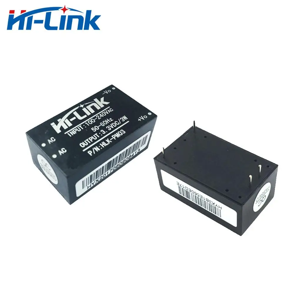 Заводская оригинальная цена от Hi Link 220 В до 3 Вт 1A Модуль источника питания переменного и постоянного тока под