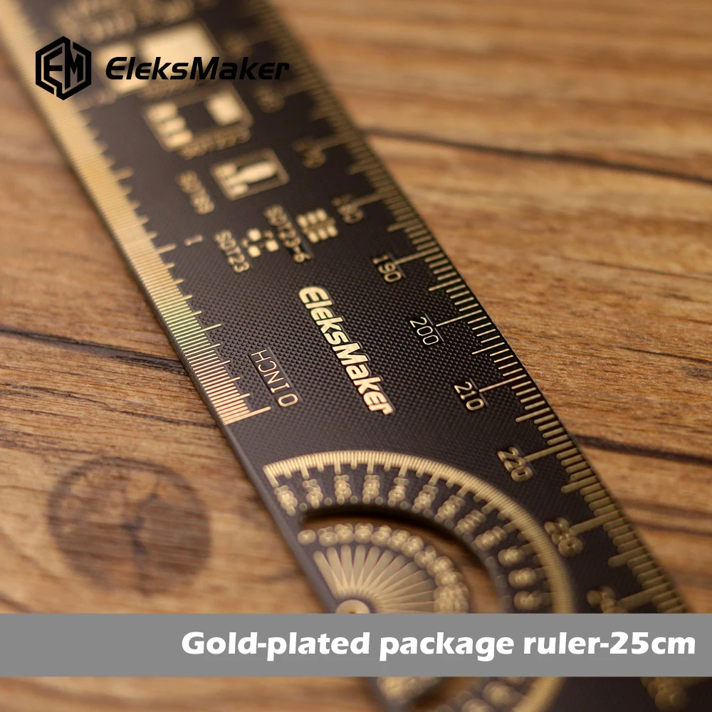 25cm 9cm PCB Ruler Multifunctional Printed Circuit Board Ruler Measuring Tools Resistor Capacitor Chip IC SMD Diode Transistor
25cm 9cm PCB Ruler Multifunctional Printed Circuit Board Ruler Measuring Tools Resistor Capacitor Chip IC SMD Diode Transistor