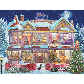 5D Diamond Painting Christmas Igloo Square Round Drill Cross Stitch Kits DIY Mosaic Embroidery Home Bedroom Dorm Xmas Wall Decor
5D Diamond Painting Christmas Igloo Square Round Drill Cross Stitch Kits DIY Mosaic Embroidery Home Bedroom Dorm Xmas Wall Decor