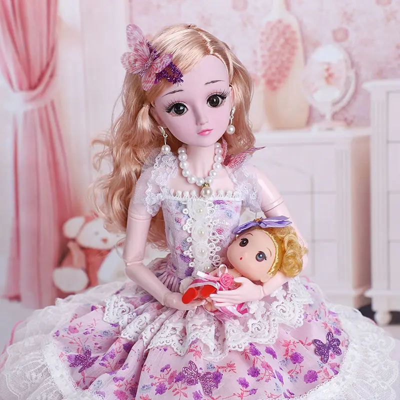 60cm beautiful princess doll with dress clothes 1/3 BJD doll 20 joint beautiful golden princess hair new gift for girl
60cm beautiful princess doll with dress clothes 1/3 BJD doll 20 joint beautiful golden princess hair new gift for girl