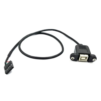 50CM 5 Pin Motherboard Female Header to USB Type B Female Adapter Dupont Extender Cable with Screw Panel Mount Holes (5Pin/BF 0. 
50CM 5 Pin Motherboard Female Header to USB Type B Female Adapter Dupont Extender Cable with Screw Panel Mount Holes (5Pin/BF 0.