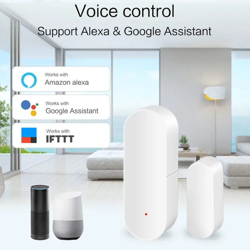 Tuya WiFi Smart Door Window Sensor WiFi Door Open/Closed Detectors Security Alarm Compatible with Alexa Google Home App Smart
Tuya WiFi Smart Door Window Sensor WiFi Door Open/Closed Detectors Security Alarm Compatible with Alexa Google Home App Smart