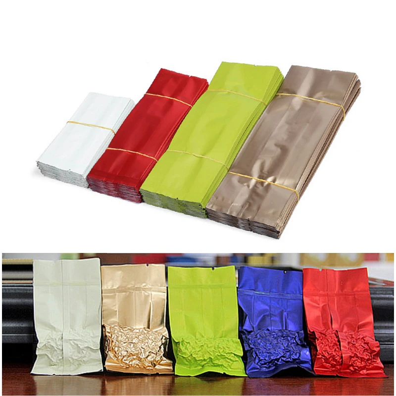 50Pcs/Lot Tea Bags Aluminum Foil Vacuum Heat Seal Packaging Pouches Food Tea Mylar Bag S M L XL
50Pcs/Lot Tea Bags Aluminum Foil Vacuum Heat Seal Packaging Pouches Food Tea Mylar Bag S M L XL