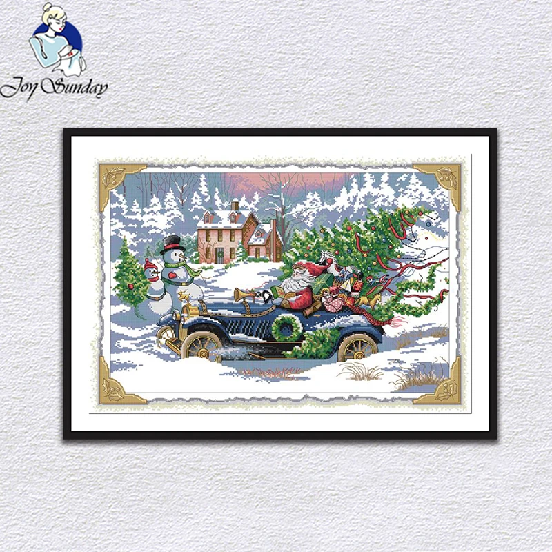 Joy Sunday Cross Stitch Kit christmas decorations for home 14CT pattern DMC cross stitch kit chinese printed embroidery patrones
Joy Sunday Cross Stitch Kit christmas decorations for home 14CT pattern DMC cross stitch kit chinese printed embroidery patrones
