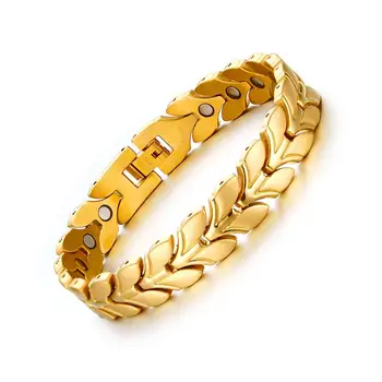 New simplicity 21 CM Long Original feature jewelry 12 MM titanium steel belt magnetic wheat Bracelet&Bangles trendy for men 
New simplicity 21 CM Long Original feature jewelry 12 MM titanium steel belt magnetic wheat Bracelet&Bangles trendy for men
