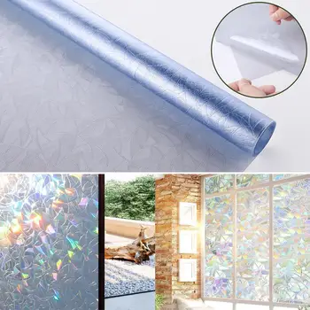 45 X100cm Non-Adhesive Static 3D Irregular Pattern Colorful Decorative Privacy Sun Protection Window Rainbow Films Glass Stick
45 X100cm Non-Adhesive Static 3D Irregular Pattern Colorful Decorative Privacy Sun Protection Window Rainbow Films Glass Stick