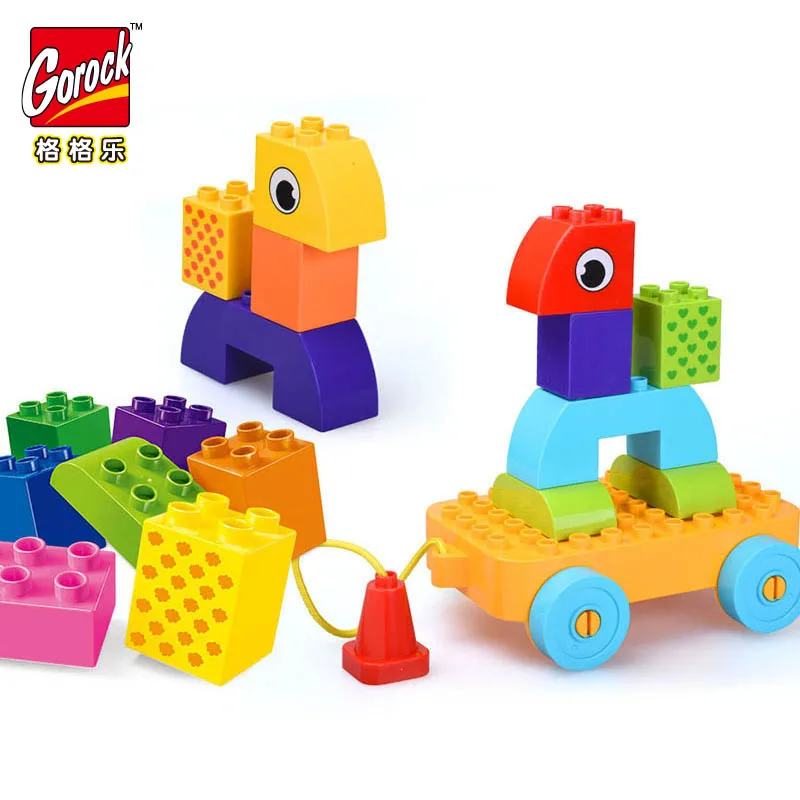 GOROCK 15PCS Big Blocks Fruit and Vegetable Trucks Large Building Blocks Set Kids DIY Creative Baby Toy
GOROCK 15PCS Big Blocks Fruit and Vegetable Trucks Large Building Blocks Set Kids DIY Creative Baby Toy