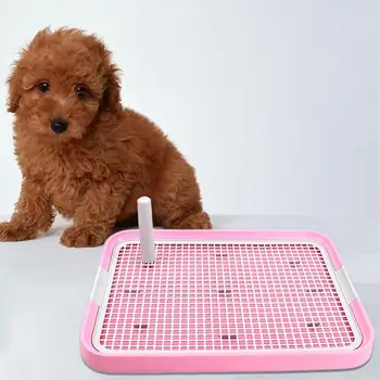 

Pet Dog Toilet Cat Litter Tray Potty Toilet for Dogs Cat Puppy Pad Doggy Pee Training Toilet Mesh Pet Dog Product